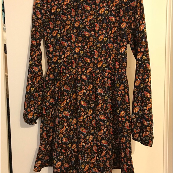 Floral long-sleeve dress - Picture 2 of 2